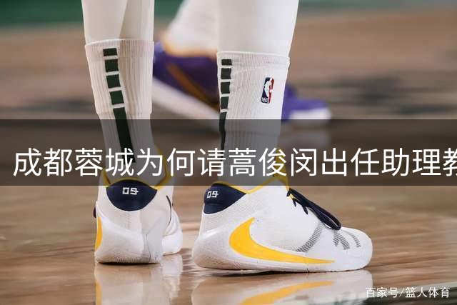 成都蓉城为何请蒿俊闵出任助理教练？主要有3点原因，或为换帅布局